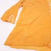 Robin Kaplan Mesh 3/4 Sleeve Cardigan in Golden Yellow
