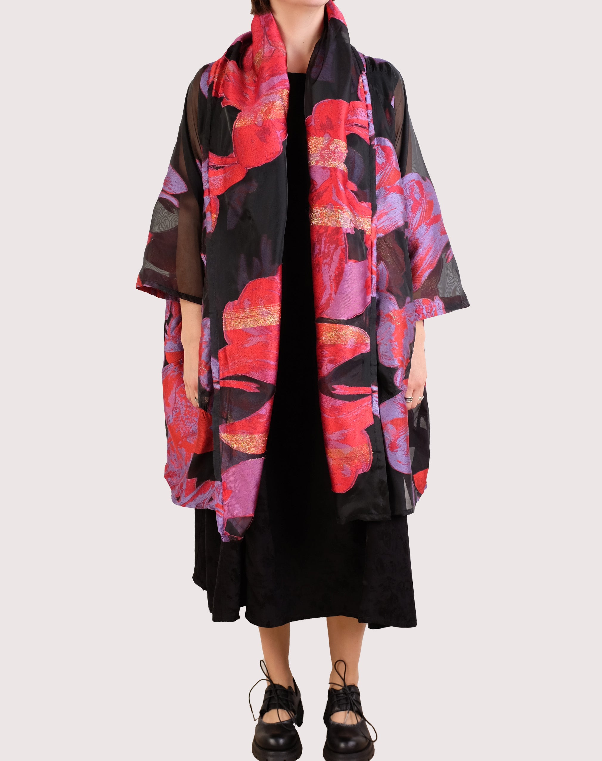 Alembika Floral Jacquard Duster – Zelda Nashville