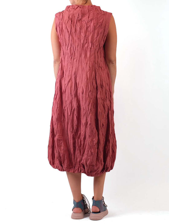Mieko Mintz Cotton Voile Tuck Dress