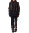 Paper Temples Kick Pant in Copper Squiggle