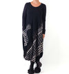 Mara Gibbucci Black Wool Maxi Dress