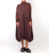 Loyko Brick Dress in Brown