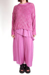 Fissore Pink Silk Knit Sweater