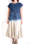 Rundholz DIP Denim Bleach Wash Dress