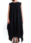 Loyko Sleeveless Chaos Dress in Black