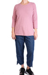 Cynthia Ashby Fitted Tee in Peony