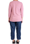 Cynthia Ashby Fitted Tee in Peony