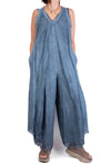 Sanctamuerte Blue Layered Jumpsuit