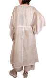 Sanctamuerte Button Up Caftan in Sand