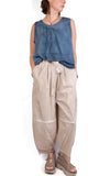 Sanctamuerte Barrel Hem Pant In Sand