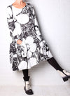 Rundholz Black Label Black and White Print Dress
