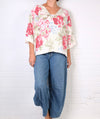 KQ Cream Floral Top