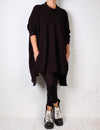 Bodil Pocket Top in Black