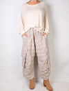 Dress To Kill Cream Lycra Baseball Pullover