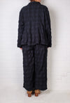 Dress To Kill Blue Plaid Flannel Tab Pocket Pleated Pant