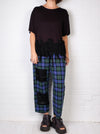 Paper Temples Farrah Pant in Tartan