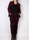 Mieko Mintz Corduroy Shibori Tie Dye Slant Pocket Pant