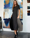 Alembika Stripe Short Sleeve Dress