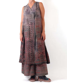  Mieko Mintz Manhattan Ajrakh Kantha High Waist Dress