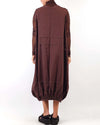 Loyko Brick Dress in Brown