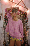 Magnolia Pearl Eyelet Wennie Blouse in Allium