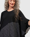 Alembika Stripes Oversized Cape/Top