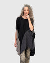 Alembika Stripes Oversized Cape/Top