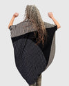 Alembika Stripes Oversized Cape/Top