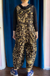 Mieko Mintz Vintage Cotton Kantha V-Neck Jumper