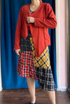 Bodil Asymmetrical Short Jacket in Paprika
