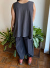 Gerties Long Tank in Black Pearl