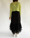 Cutloose Crop Tulle Crop Cardigan (Multiple Colors)