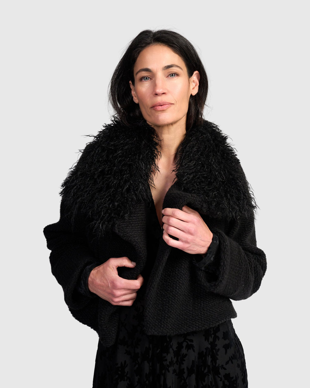 Alembika Black Boucle Jacket
