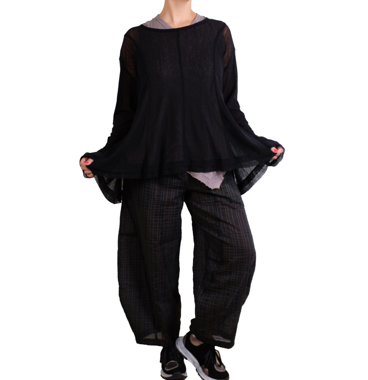 Dress To Kill Black Net R-Pullover
