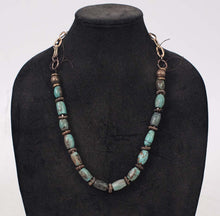  Debe Dohrer Tibetan Turquoise Barrel Necklace