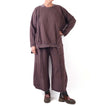 Bodil Mixed Pant in Mushroom