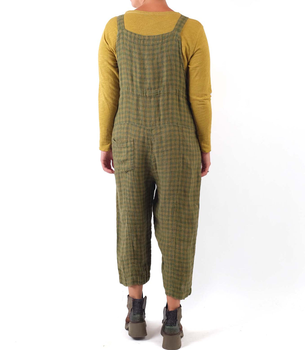 Grizas Linen Check Overalls