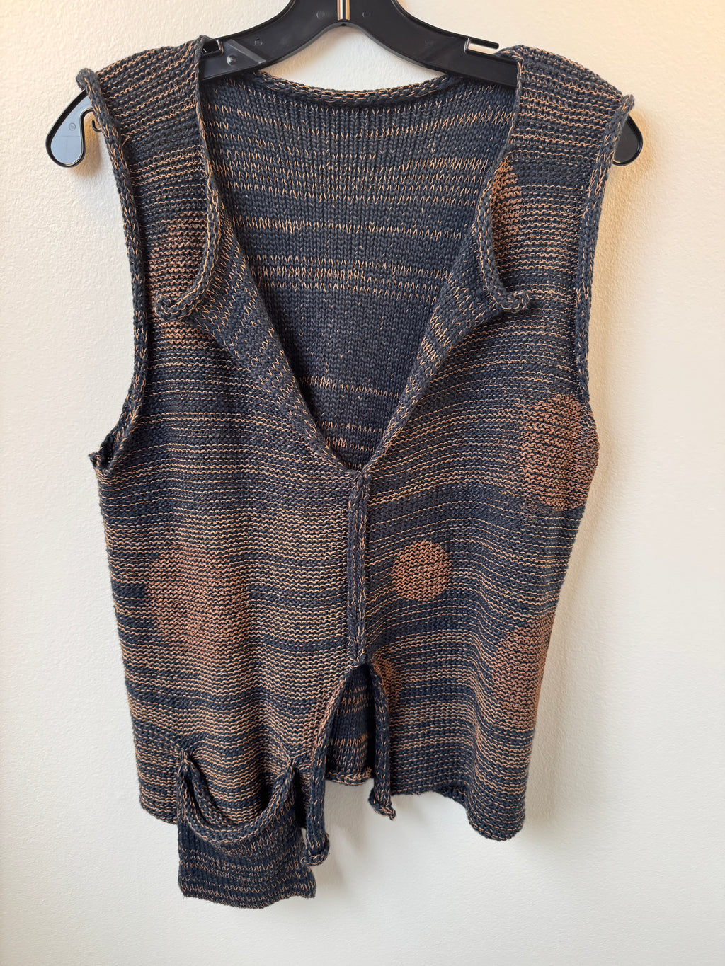 T2T Paper Temples Teal/Gold Sweater Vest One Size