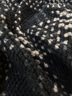 Dress To Kill Black Taupe Heavy Knit Iris Coat