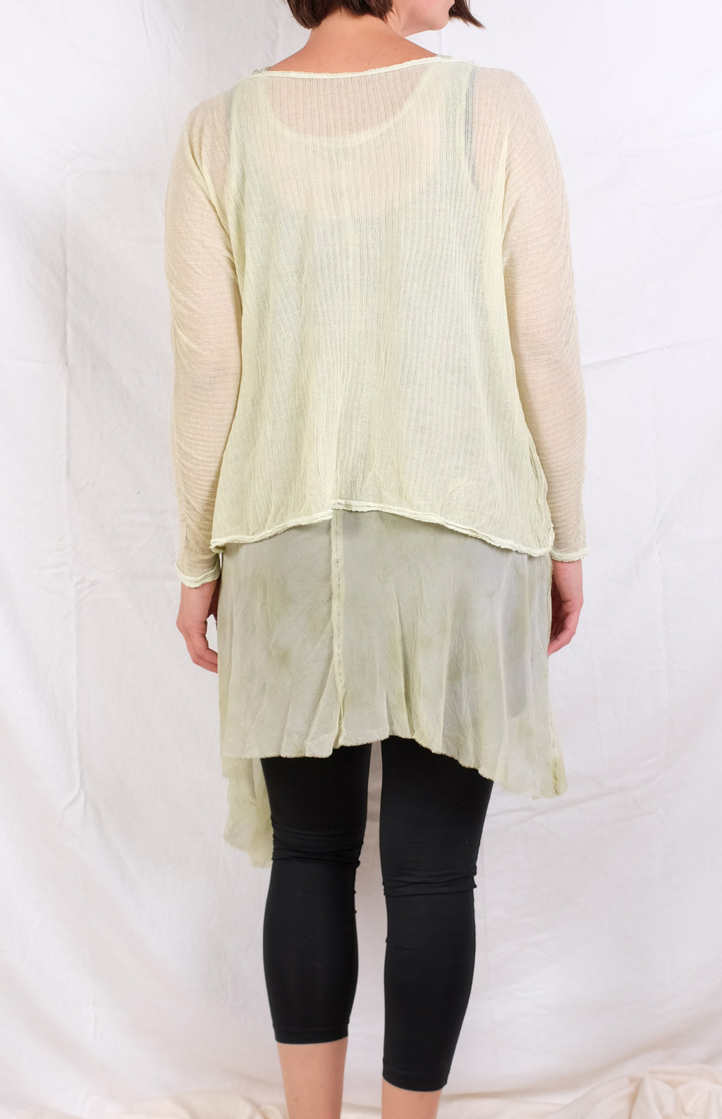 Robin Kaplan Italian Knit Ribbed Cotton Tee (Multiple Colors)