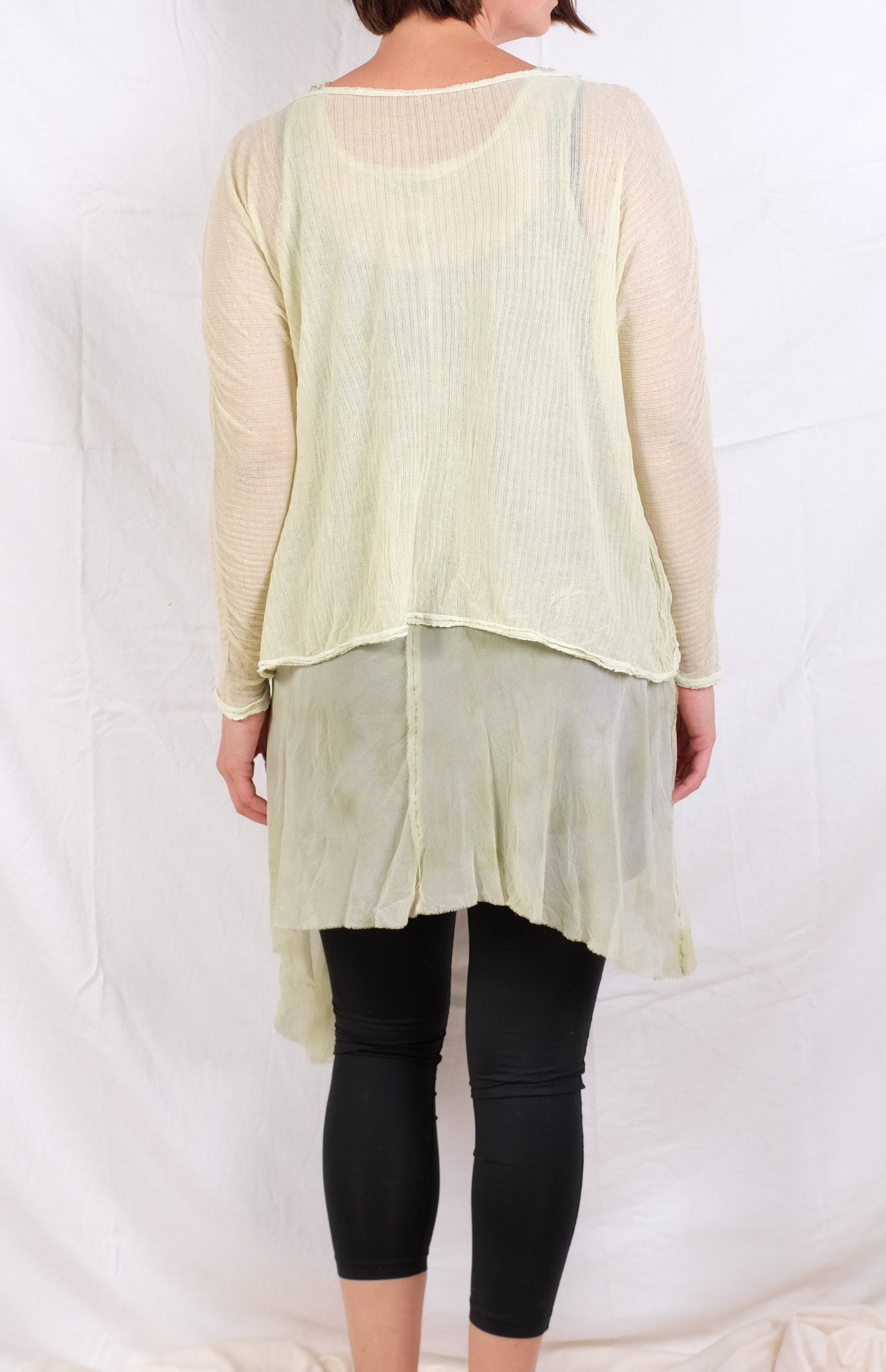 Robin Kaplan Italian Knit Ribbed Cotton Tee (Multiple Colors)