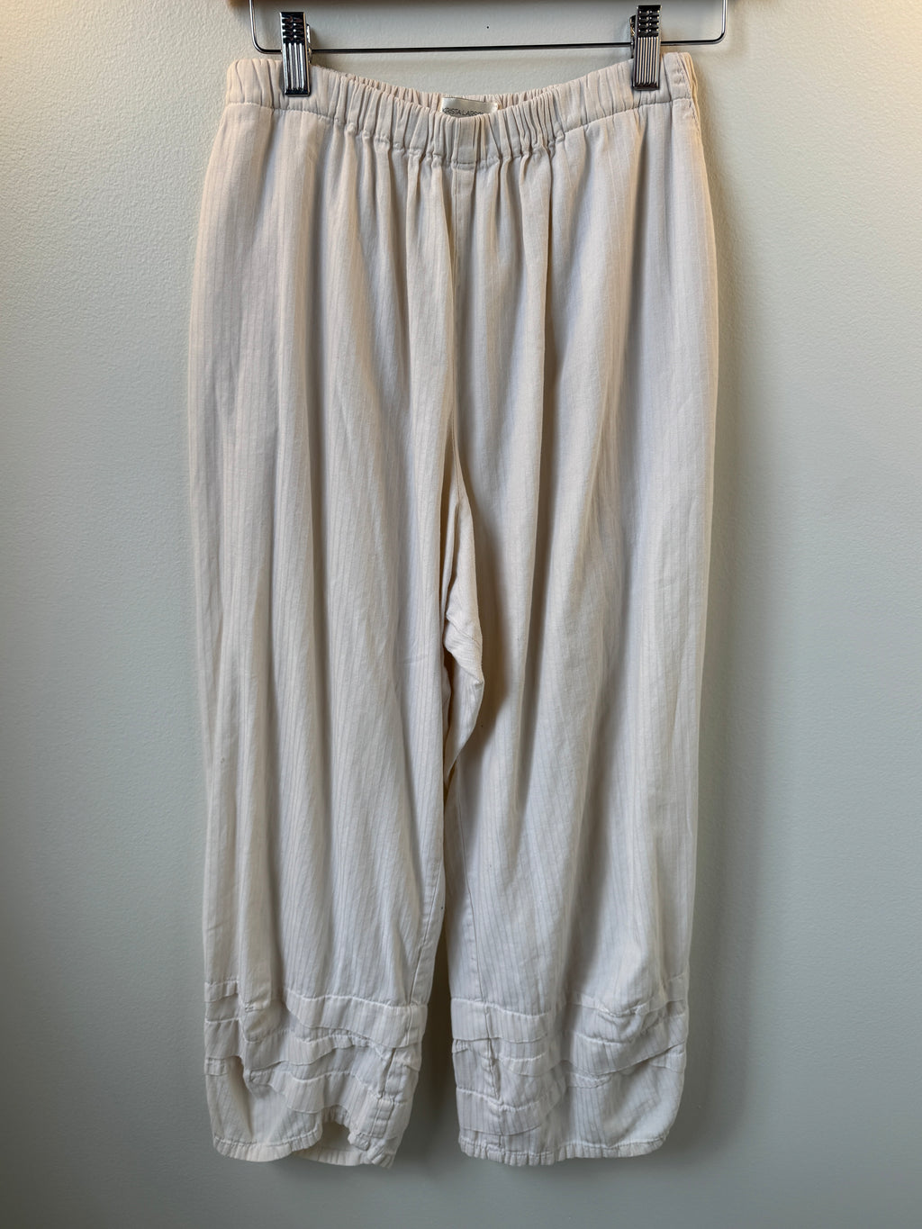 T2T Krista Larson Cream Pants One Size