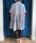 Paper Temples Rara Dress in Gingham Embroidery