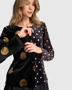 Alembika Velvet Jacket in Eclipse
