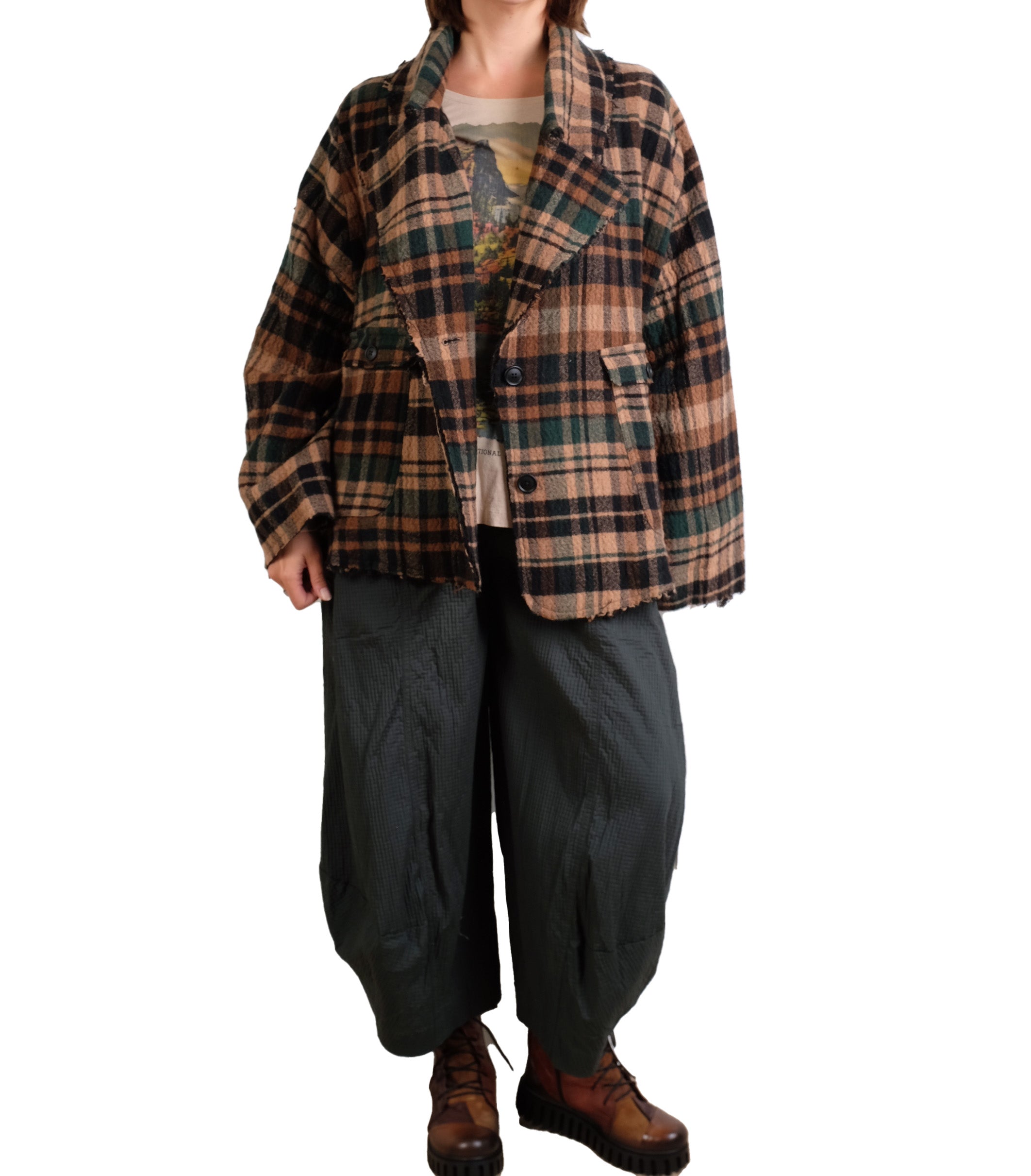 Rundholz Black Label Wool Plaid Jacket