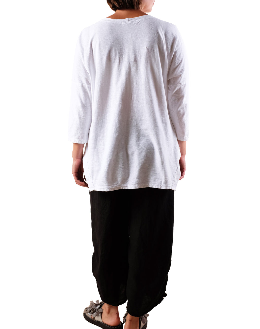 Cutloose Ruched Pant with Pockets in Black