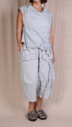 Moyuru Light Blue Cotton Twill Pants