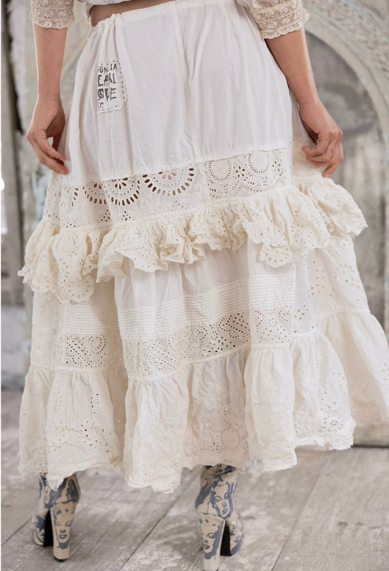 Magnolia Pearl Eyelet Pissarro Skirt in True