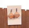 Handmade Orange Paper Earrings