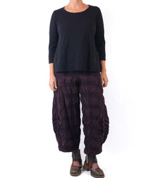  Dress To Kill Brown Plaid Multi Folded Pant